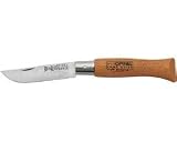 Opinel Knives 11050 3 1/4" N5 Carbon Steel Folding Knife with Beechwood Handle