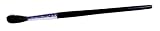 Weiler 1 Size, 5/32" Diameter, Seamless Aluminum Ferrule, Camel hair, Lacquering Marking Brush With Round Black Handle