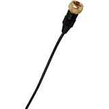 GE 23278 Ultra Thin Coaxial Video Cable (Black, 25 Feet)