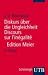 Diskurs über die Ungleichheit (Taschenbuch)