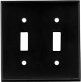 BLACK ENAMEL Switchplates Outlet Covers, Rocker, GFCI
