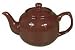 2 Cup Hampton Ceramic Teapot - Dark Brown