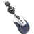 Targus 5-Button Ultra-Portable Notebook Mouse - Mouse - optical - 5 button(s) - wired - USB - blue, silver