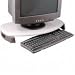KANTEK INC. CRT/LCD Stand with Keyboard Storage, 23w x 13 1/4d x 3h, Black