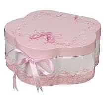 Ella Musical Dancing Ballerina Wooden Jewelry Box - 7W x 3.75H in.