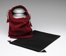 High Quality Velvet Urn Bag with Drawstring Closure - Adult Size
