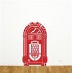 TheGoodLifeOnCampus Wurlitzer Jukebox Vinyl Wall Decal Red