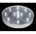 E-Luminator Light Base 8-Inch Battery Operated 13 White LED Lights LBW8 19510