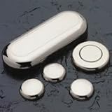 Aphrodite 12 Nozzle Spa Kit, White Nozzles, Chrome Controls
