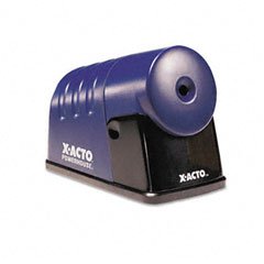 X-Acto Powerhouse Electric Pencil Sharpener, Translucent Blue, 1 Unit (1792)