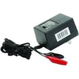 NEW UPG D1724 SEALED LEAD ACID BATTERY CHARGER 6V 12V SWITCHABLE SINGLE STAGE WITH ALLIGATOR CLIPS
