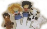 Childrens Toyshop  Toys : Ranch Finger Puppet Set