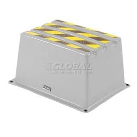 Buy 1 Step Heavy Duty Plastic Step Stand - Gray by Global Industrial now!