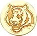 14K Gold NFL Cincinnati Bengals Logo Tie Tac