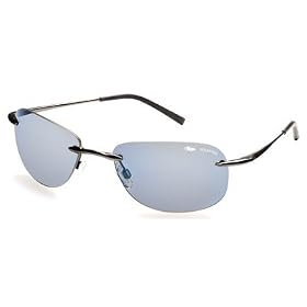 Bolle Sunglasses Sin City Shiny Gun Metal Frame with Polarized Cobaltz Lenses