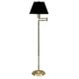 Frederick Cooper Bradson Black Shade Swing Arm Floor Lamp