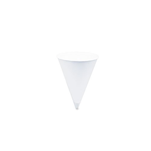 SOLO Cup Company : Cone Water Cups, Cold, Paper, Four Ounces, White, 200 Per Pack -:- Sold as 2 Packs of - 200 - / - Total of 400 Each