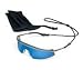 MCR Safety Glasses - Professional Grade Triwear Metal Platinum Lens - Blue Diamond