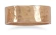 8mm Solid Copper Hammered Ring