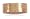 8mm Solid Copper Hammered Ring - Size 6