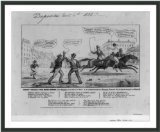 Historic Print L Chevy Chase or the bank runner how Burrows ran on the 1st of Novr. S_L followed and
