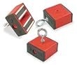 Industrial Grade 6YA69 Magnet Assembly, 100 Lb, 2 7/16 In L