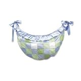 Blue & Sage Patchwork Toy Bag