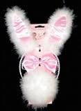 from HENBRANDT Hen Night Bunny Girl Playset in Pink Satin and Marabou Model C15179