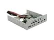 DeLock Multipanel 5.25 Speicherkartenleser USB 2.0 f�r CF / MD / SDSM / MMC / MS / xD / TF