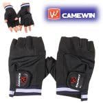 Fashionable 0607 Fingerless Pair of Gloves for Fitness (Black)
