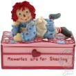 Raggedy Ann and Andy Music Box By Russ Berrie