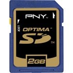 New PNY Technologies 2GB Premium Secure Digital SD Card Record video images ....