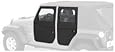 Bestop 51799-35 Black Diamond Rear 2-piece Door Set for JK Wrangler Unlimited