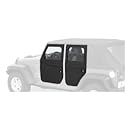 Bestop 51799-35 Black Diamond Rear 2-piece Door Set for JK Wrangler Unlimited