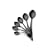 Nigella Lawson Living Kitchen Melamine Measuring Spoons Black