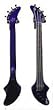 Fender blue ashbory fretless elecric bass guitar with gig bag