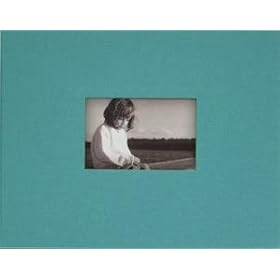 Newport' postbound OCEAN-BLUE/white cloth 8½x11 album by Kolo - 8.5x11