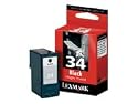 Lexmark No 34 Black High Yield Print Cartridge (018C0034E)