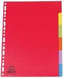 Produkt-Bild: ELBA Karton-Register, blanko, 170 x 220 mm, farbig, 6-teilig VE=1
