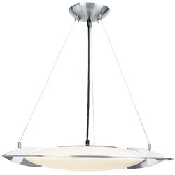 Cable and Glass Chandelier
