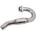 06-11 KAWASAKI KX450F: FMF POWERBOMB HEADER - STAINLESS STEEL (POLISHED SILVER)