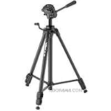 Velbon DF-50 Deluxe Dual-Function Tripod with 3-Way Fluid Pan Head