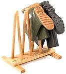 Oak Double Boot Rack (4 Pairs)