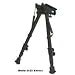 Harris Engineering 1A2-BR Hinged Base 6 - 9-Inch BiPod