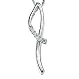 9.ct Fancy Diamond Pendant.