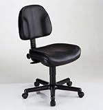 Alvin PREMO Ergonomic Task Chair office Height Black Leather only
