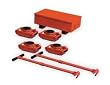 Dayton 2MPR1 Roller Kit, Load Capacity 33000 Lbs
