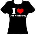 I love  Joe McElderry fitted t shirt x factor