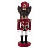 Chihuahua, Brown and Tan Soldier Nut Cracker Ornament
