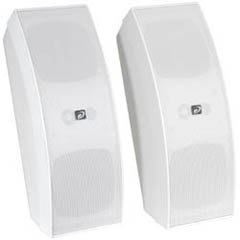 Dayton Audio IO430WT Commercial 70V 3-Way Speaker Pair White